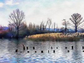 Lago di Chiusi Tuscany by Dorothy Berry-Lound
