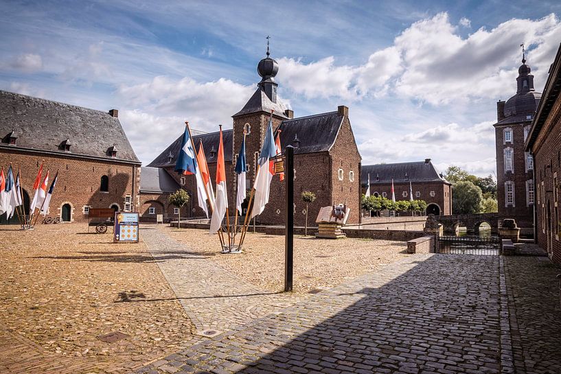 Courtyard Hoensbroek Castle by Rob Boon