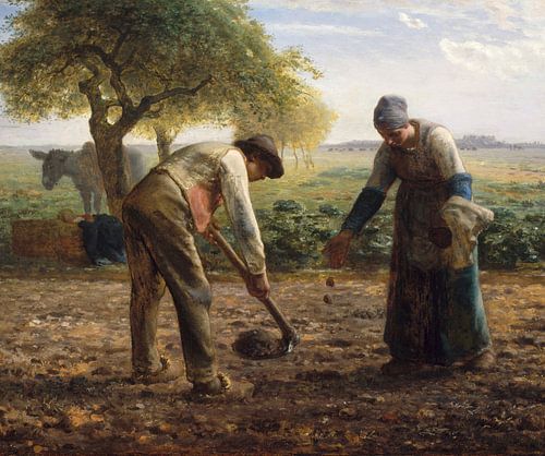 Aardappelplanters, Jean-François Millet