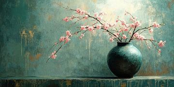 Stilleven, Turquoise Stilte no.6 van Studio BB