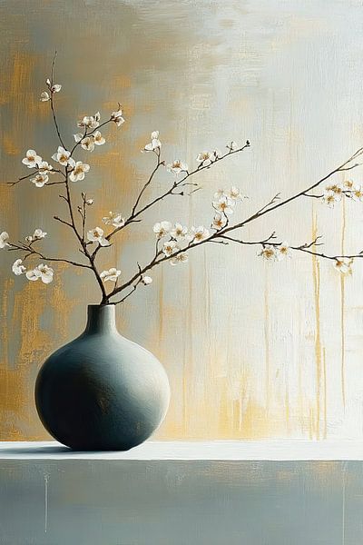 Bloesemvaas | Silent Spring Echoes van Zen en Meer