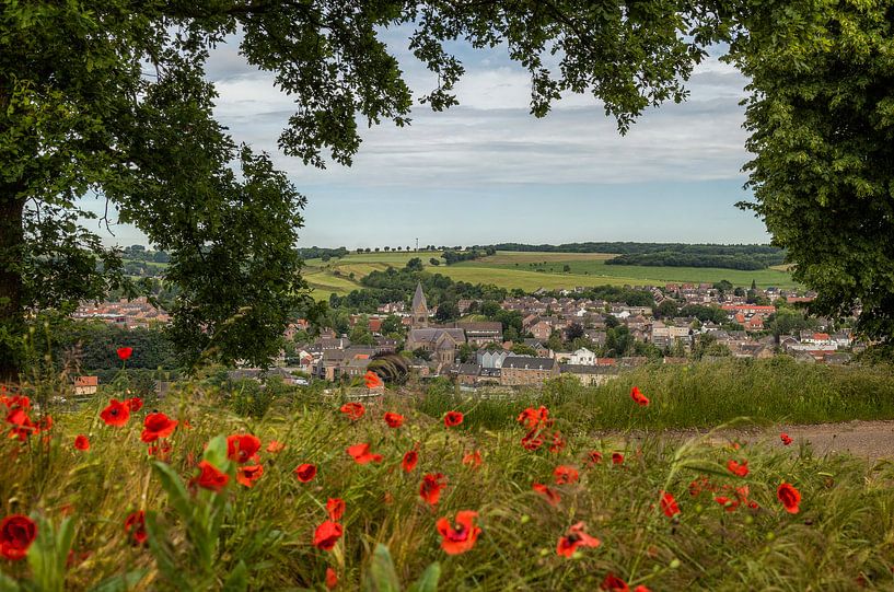 Uitzicht op Gulpen in Zuid-Limburg van John Kreukniet