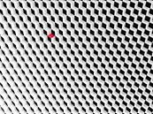 Zwart wit kubussen met een rode kubus von Jan Brons Miniaturansicht