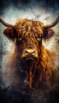 Schotse Hooglander, Highland Cow van Color Square