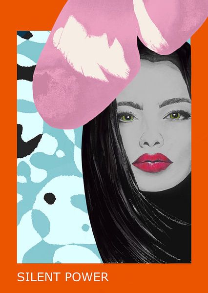 Ionea- Silent Power (édition orange) par Anne Koek Art