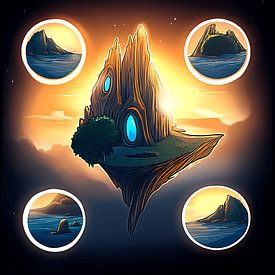 Eiland van de eeuwige dageraad van Vythryd Arts