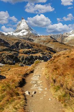 Wandelpad op de Matterhorn van Markus Lange