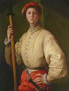 Portret van een Halberdier, Jacopo da Pontormo van Meesterlijcke Meesters thumbnail