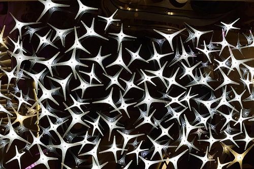 Plafondverlichting in het atrium
