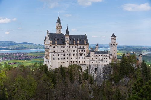 Château de Neuschwanstein depuis le pont sur Niels Steinmetz