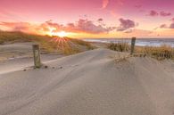 Coucher de soleil dans les dunes de La Haye par Rob Kints Aperçu
