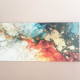 Photo de nos clients: Abstract Gold | Jeu d'or par La collection ARTEO, sur toile