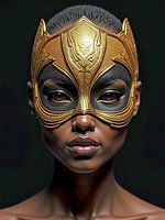 Masque à paillettes