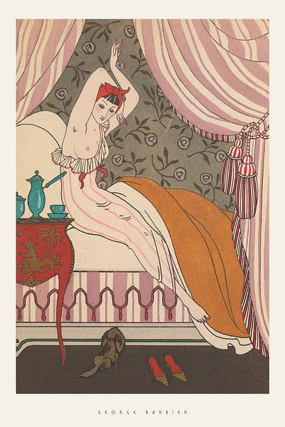 George Barbier - La belle Matineuse von Old Masters
