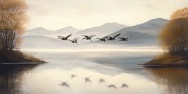 Migration der Kraniche ii von Studio BB