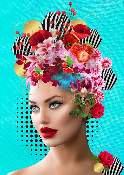 Flower woman 4 by Postergirls