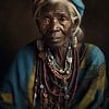 Portrait of an African woman by Carla Van Iersel