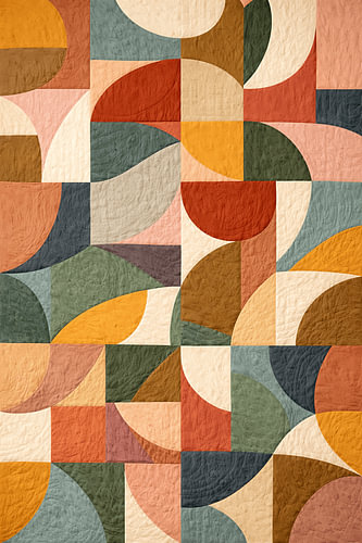 Getextureerd Geometrisch Mozaïek