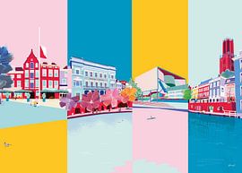 Stadtbild Utrecht von Suzanne Allewelt