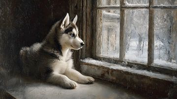 Hund Nahaufnahme von MNS Designs