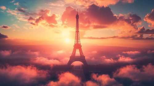 Arc de Triomphe: Tijdloze Majesteit van Eiffeltoren van Surreal Media