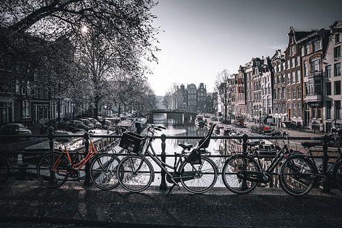 Amsterdam in black and white