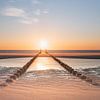 Zonsondergang in Burgh-Haamstede van Betere Landschapsfoto