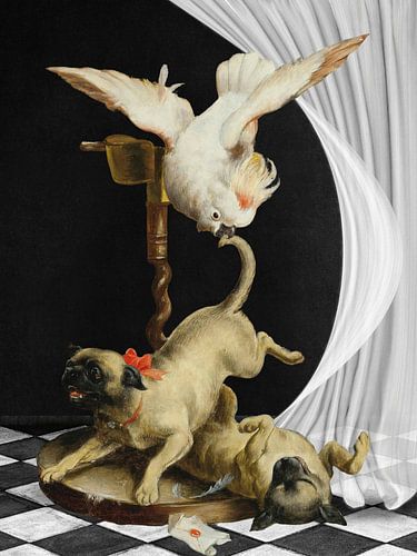 Pug Pandemonium by Marja van den Hurk