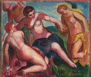 Angel Zarraga, Eerbetoon aan Tintoretto, 1920 van Atelier Liesjes