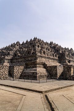 Borobudur tempel in kleur van Xulé Bogers