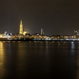 skyline van Antwerpen stad by Vincent Baart