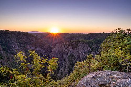 Sunset at the Bode Valley by Steffen Henze