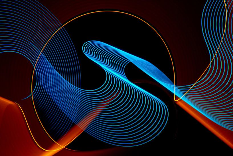 painting with light - inner circle by Charlotte Bakker