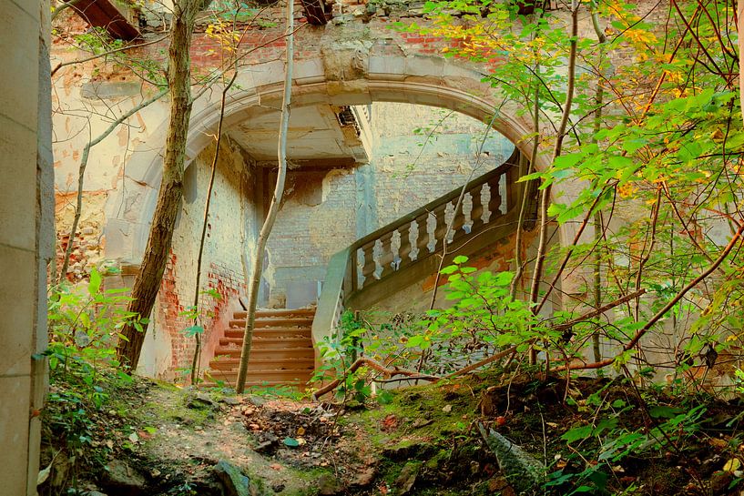 the old stairs by Peet de Mos