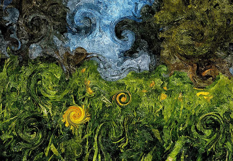 In the dandelion meadow by Kay Weber