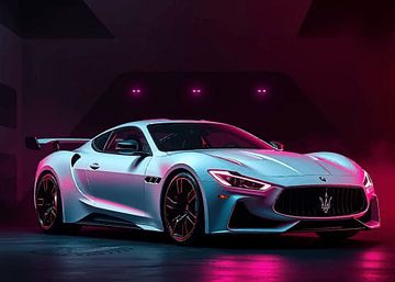 Maserati MC20 Zilver Neon van MIROKKU