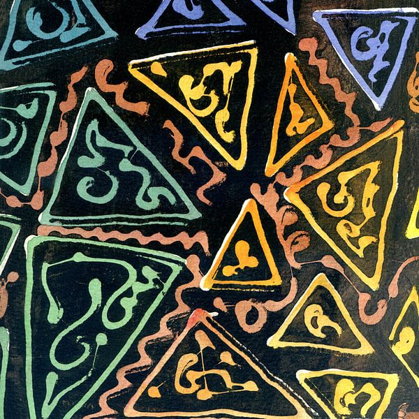 coloured triangles 1 by Claudia Gründler