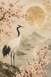 Kranich- &: Sakura Serenity von Gentle Hours