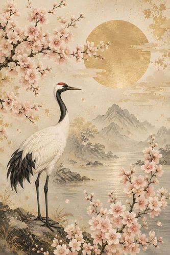 & de la grue « Sakura Serenity »