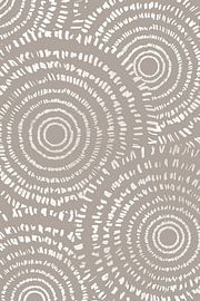 Art du motif circulaire sur Melloi Art Prints