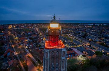 Vuurtoren ' T Hoge Licht van MSP Canvas