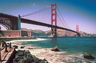 Golden Gate Bridge, San Francisco van Inge van den Brande thumbnail