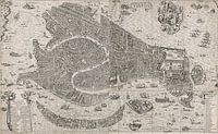 Alte Karte von Venedig aus der Zeit um 1650 von Gert Hilbink Miniaturansicht