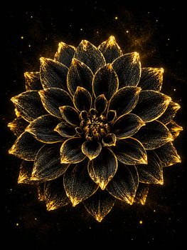 Die goldene Dahlie