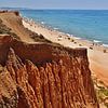 Praia Falesia près d'Albufeira, Algarve sur insideportugal