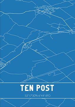 Blueprint | Map | Ten Post (Groningen) by Rezona