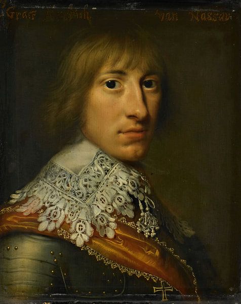 Portrait of Henry Casimir I, Count of Nassau-Dietz, Wybrand de Geest by Masterful Masters