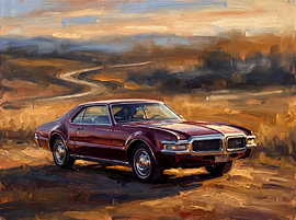 Oldsmobile Toronado at Golden Hour by Jan Keteleer