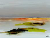 Abstractie, Landschap Zee Noord. van SydWyn Art thumbnail