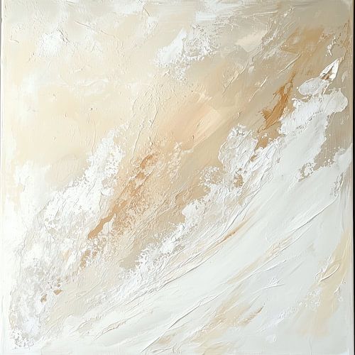 Sea of white wine abstract by TheXclusive Art